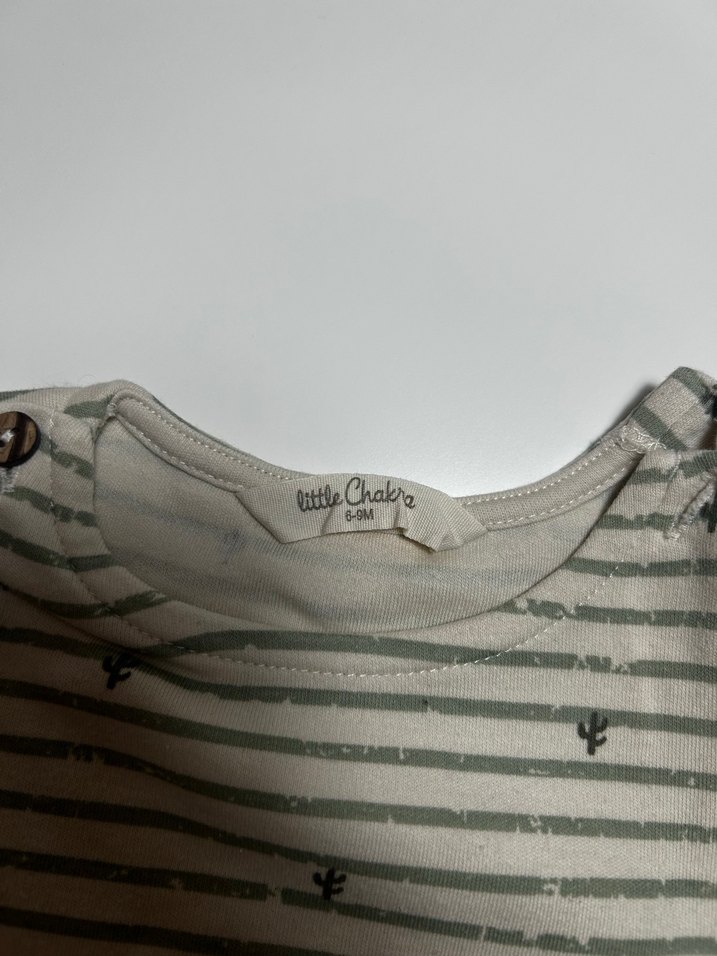 Little Chakra 6-9 Ay Çizgili tişört - Görsel 2