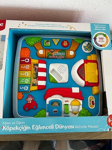 Fisher Price Fisher-Price Köpekçiğin Eğlenceli Dünyası Aktivite Masası | 6-36