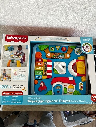 Fisher-Price Köpekçiğin Eğlenceli Dünyası Aktivite Masası | 6-36