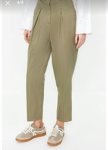 Siyah kumaş pantolon - Görsel 5