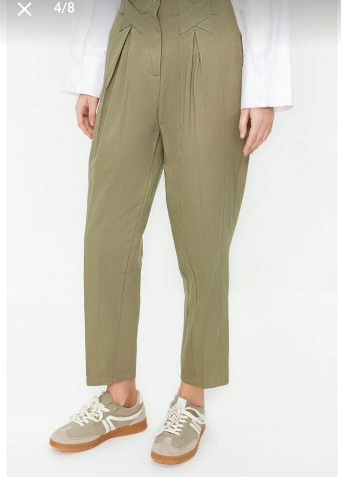 Siyah kumaş pantolon - Görsel 5