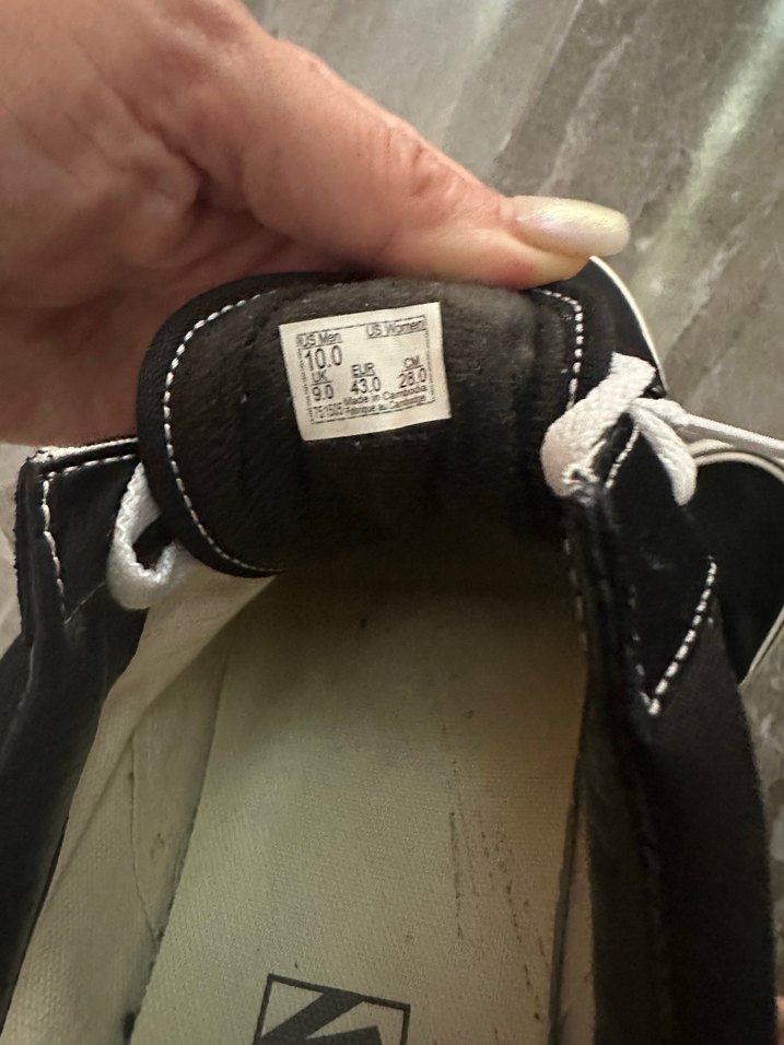 Beyaz Bağcıklı  Spor Ayakkabı vans - Görsel 4