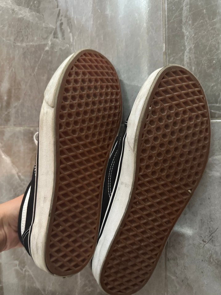 Beyaz Bağcıklı  Spor Ayakkabı vans - Görsel 2