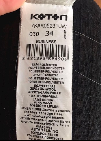 34 Beden gri Renk Koton Kadın Kaban