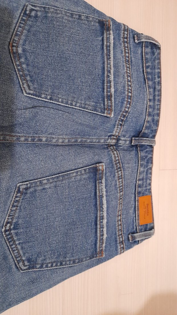 38 Beden Bershka Kadın Kot Pantolon - Görsel 5