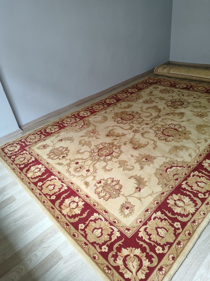 Kırmızı Desenli Klasik Halı - Görsel 3