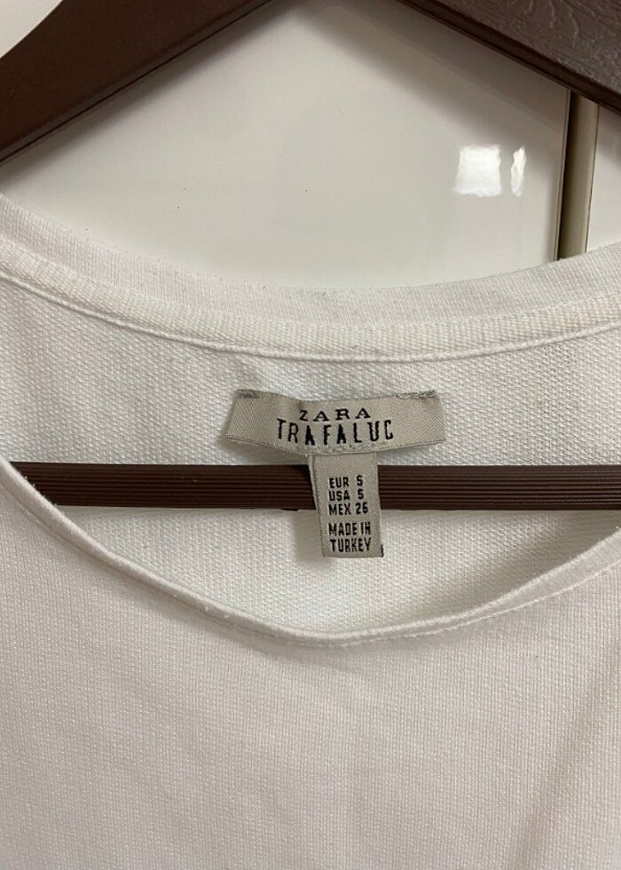 Zara Trafaluc beyaz tişört - Görsel 2