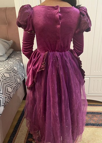 Mor Gotik Kız Çocuk Abiye Elbise - Görsel 5