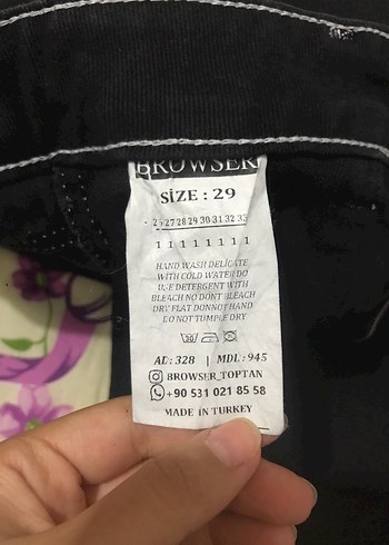 29 Beden Siyah Kadın Bol Kesim Street Wear Pantolon