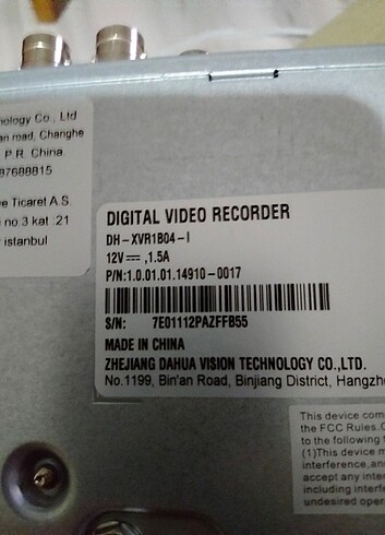 Dahua Güvenlik kamera seti cihaz harddisk  - Görsel 6