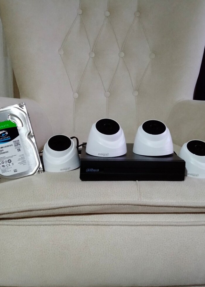 Dahua Güvenlik kamera seti cihaz harddisk  - Görsel 2