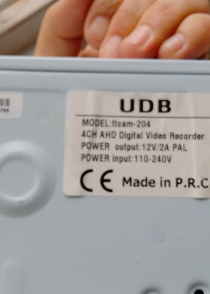 Güvenlik kamera kayıt cihazı set  - Görsel 3