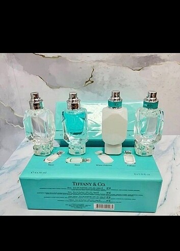  Beden TIFFANY & CO. 4x30=120ml HEDİYE SET