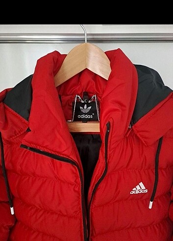 xxl Beden kırmızı Renk ADİDAS KAPŞONLU MONT