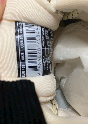 Bej Kadın/Erkek Dolgu Topuklu Spor Ayakkabı - Görsel 6