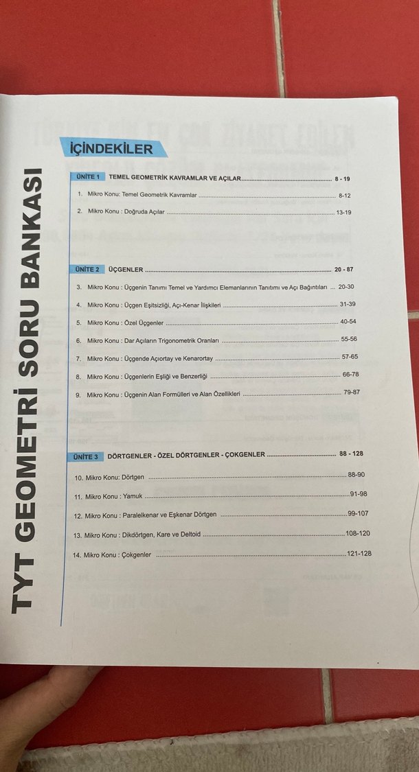 TYT Geometri Soru Bankası - Okyanus - Görsel 3