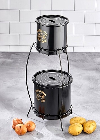 Metal İki Katlı Patates Soğanlık ????