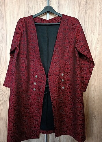 xxl Beden bordo Renk Kimono ceket 