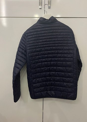 Erkek Siyah Dik Yaka Fermuarlı Mont - Görsel 2