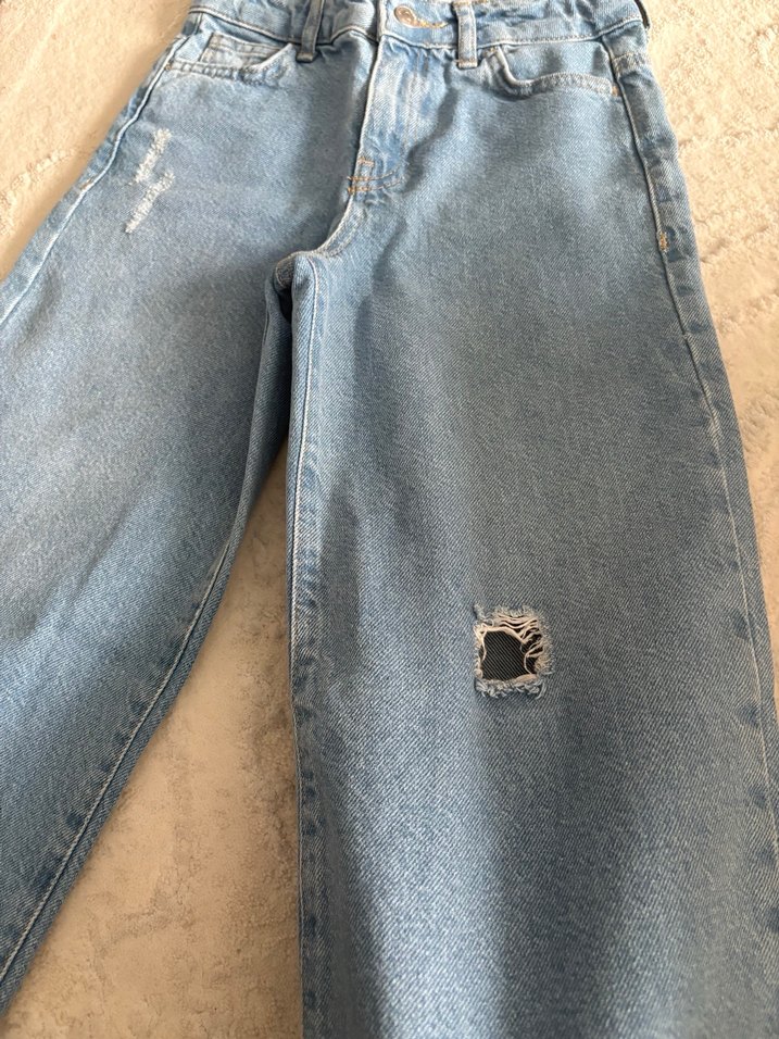 Mavi Kot Pantolon - Görsel 2