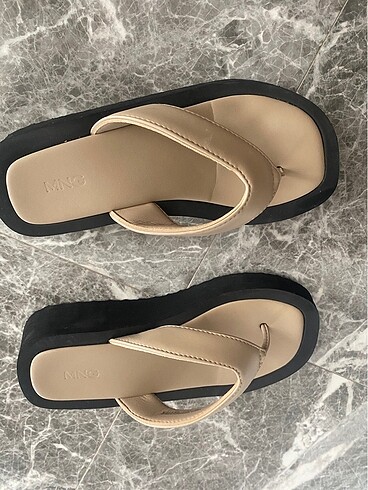 Mango oysho platform terlik - Görsel 5