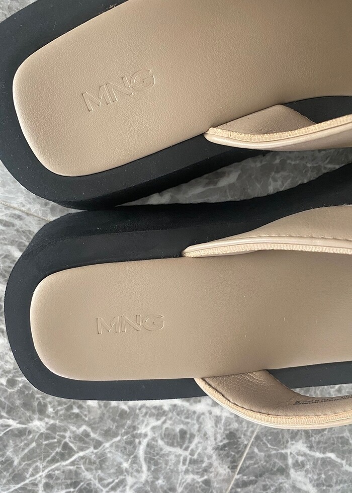 Mango oysho platform terlik - Görsel 3
