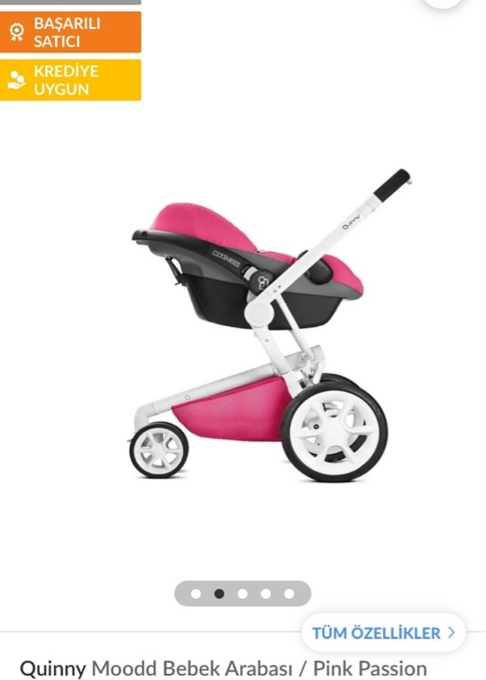 Quinny Moodd Kız bebek arabası - Görsel 2