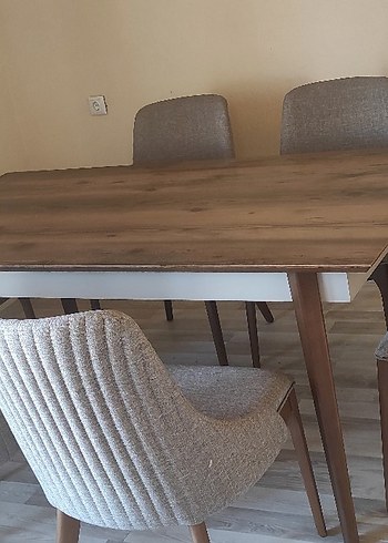 6 kişilik yemek masası