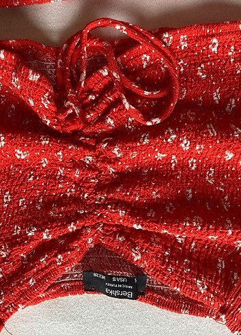 s Beden kırmızı Renk Bershka Takım