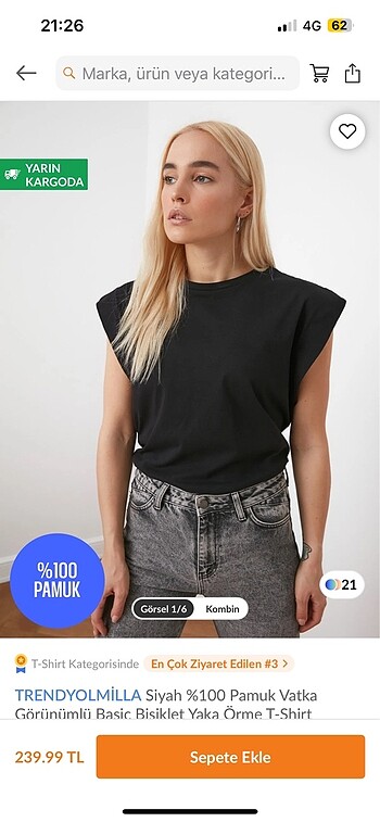 Trendyolmilla 2li tişört