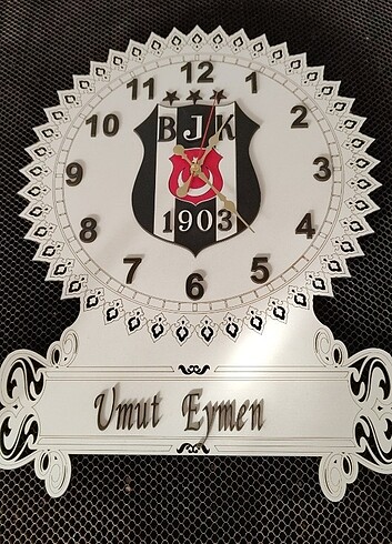 Ahşap Beşiktaş saati isimli