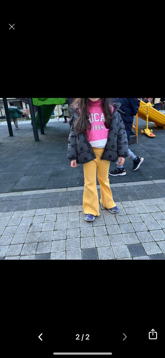 Zara kız çocuk mont - Görsel 2