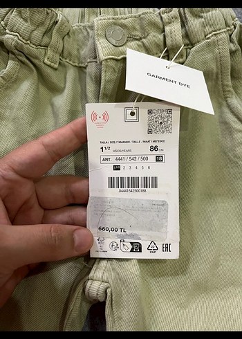 Zara bebek jean - Görsel 3