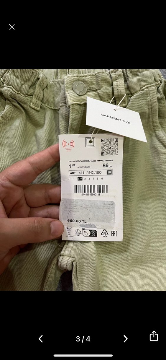 Zara bebek jean - Görsel 3