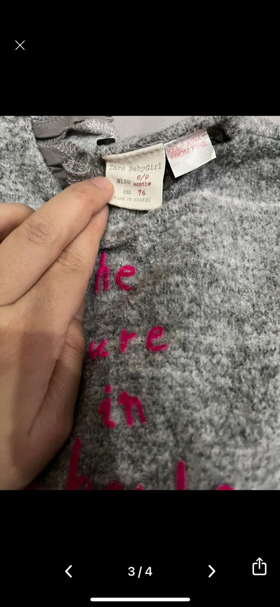 Zara bebek  sweat - Görsel 2