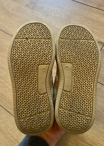 Kız Çocuk Beyaz Cırt Cırtlı Spor Ayakkabı - Görsel 3