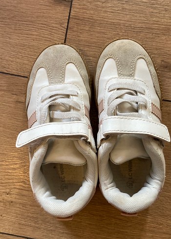 Kız Çocuk Beyaz Cırt Cırtlı Spor Ayakkabı - Görsel 2