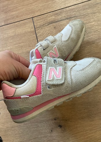 Kız Çocuk bej new balance spor ayakkabı - Görsel 2