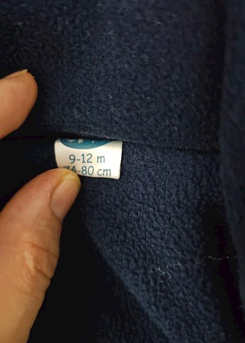 Mavi Kapüşonlu Erkek Çocuk Mont - Görsel 3