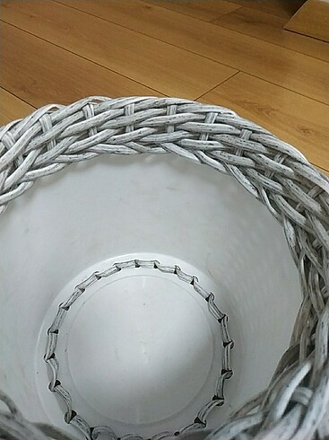 Ikea Rattan saksı 