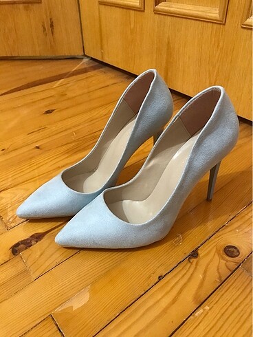 40 Beden mavi Renk stiletto bebek mavisi