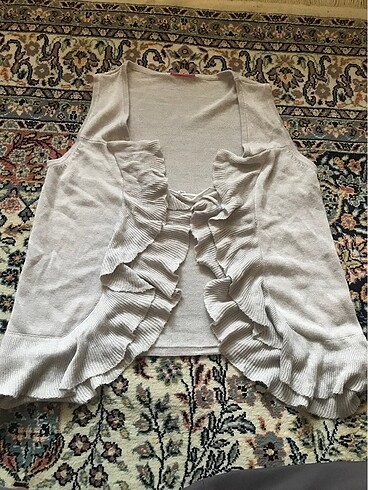 m Beden vintage bohem bluz yelek cepken