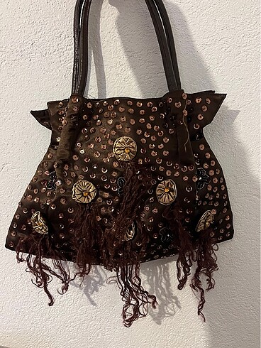 bohem vintage çanta kol çantası