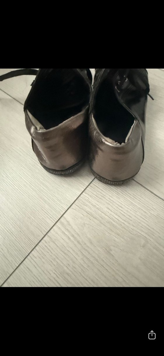 Siyah Bağcıklı Stiletto Topuklu Kadın Spor Ayakkabı - Görsel 2