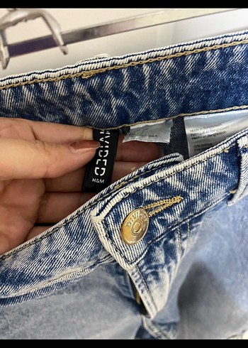 Mavi Kadın Bel Detaylı Bol Kesim Kot Pantolon - Görsel 2