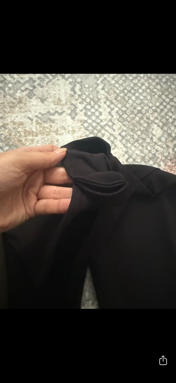 Kadın Kahverengi Rahat İspanyol Paça Pantolon - Görsel 3