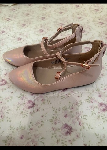 Bej Tokalı Stiletto Topuklu Kadın Babet - Görsel 2