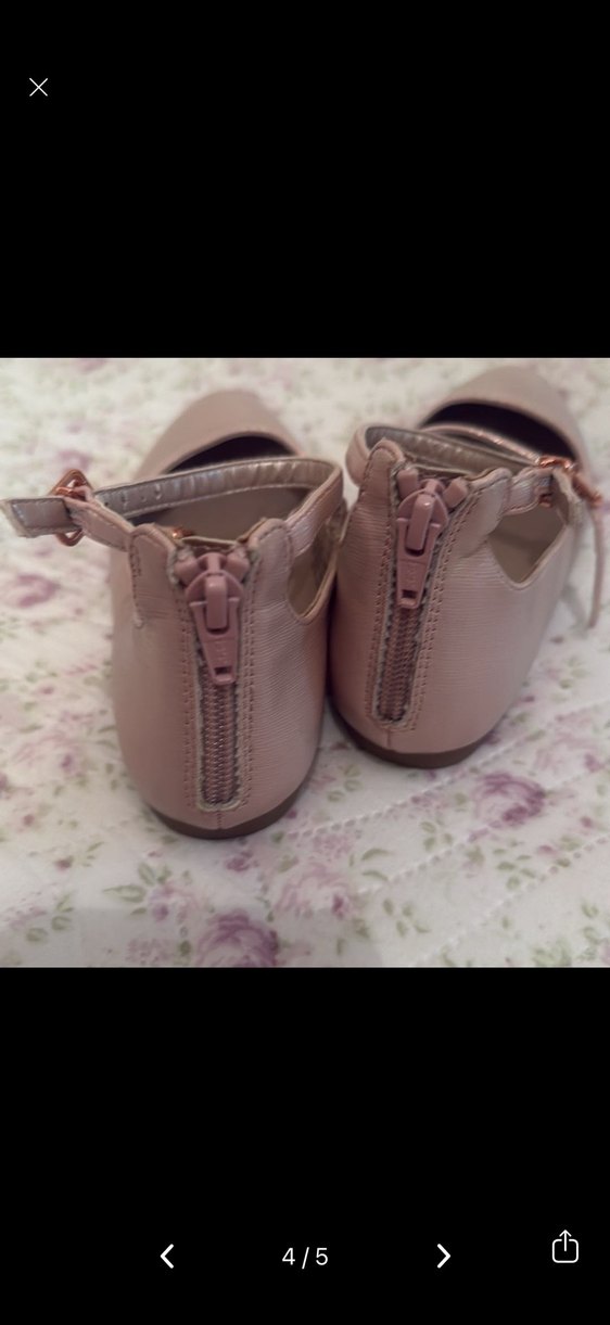 Bej Tokalı Stiletto Topuklu Kadın Babet - Görsel 4