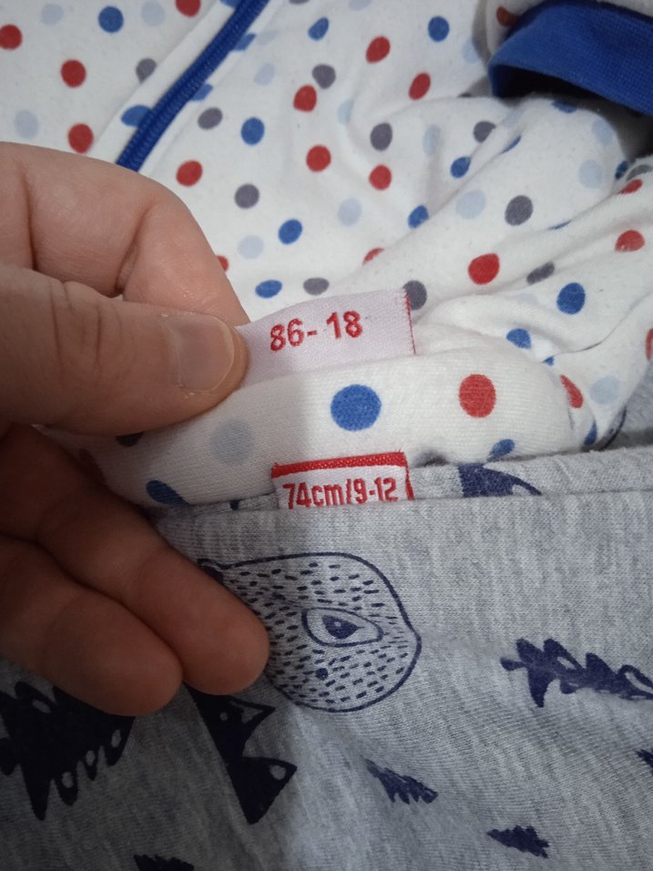 Gri ve Beyaz Bebek Tulumları, Sıcak Kumaş - Görsel 5