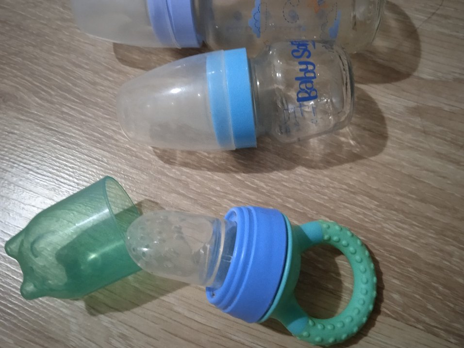 Mavi Bebek Biberon Seti - Görsel 4